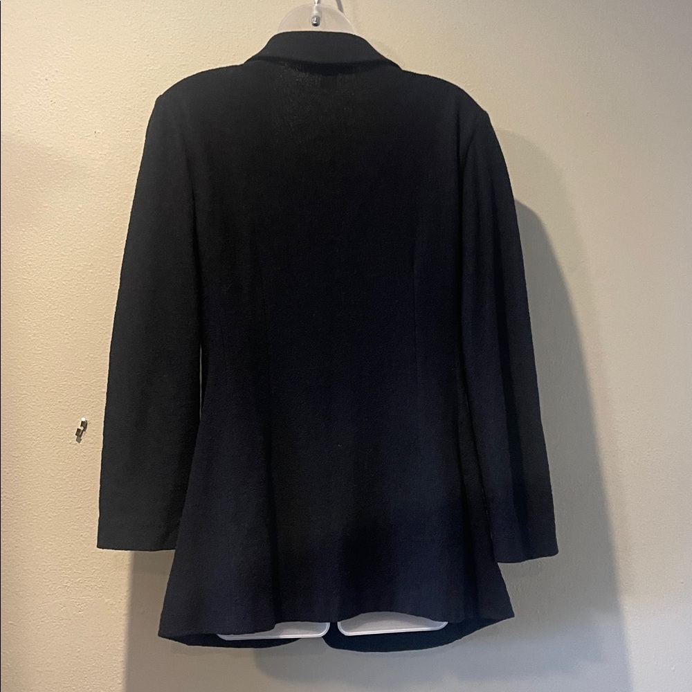 St. John Black Basic Blazer 10 - image 4